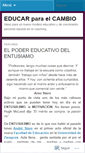 Mobile Screenshot of educarparaelcambio.com